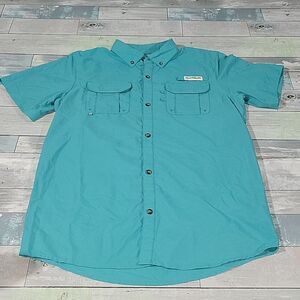 MAGELLAN Fish Gear Relaxed Fit Button Down Shirt sz XL (18-20)